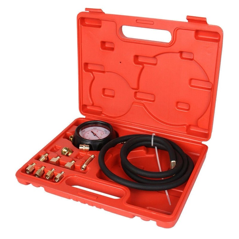 CarBole 0-500PSI Oil Pressure Test Kit Engine Gauge Diagnostic Tester
