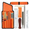 10 Pcs Chainsaw Sharpener File Kit with 5/32 3/16 7/32
