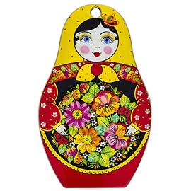 BestPysanky Matryoshka Doll Decorative Wooden Cutting Board