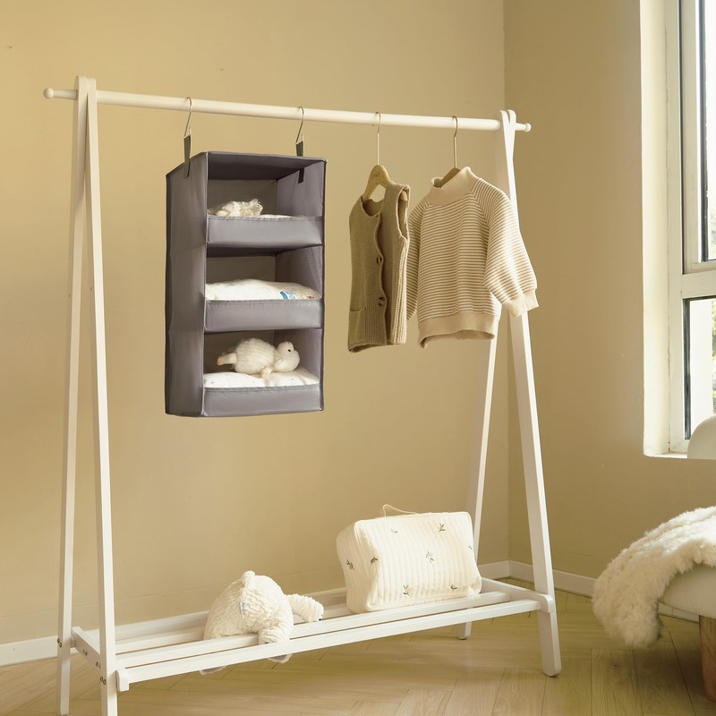 GRANNY SAYS 3-Shelf Hanging Closet Organizer, Pack of 1 Hanging