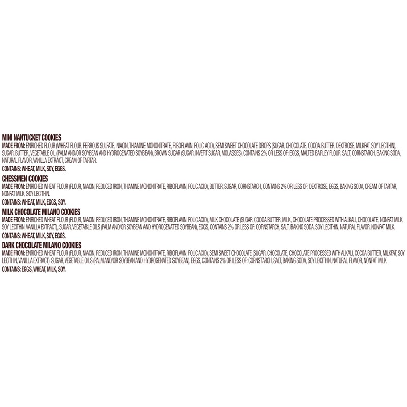 Pepperidge Farm Cookies Variety Pack, Snack Packs, 20 Pk