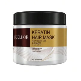 Keratin Hair Mask with Collagen and Maca Essence, 3.53 Oz, Deep Conditioning Treatment for Dry Damaged Hair
