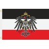 U24 German Empire Flag with Eagle Hoisting Flag 90 x 150 cm