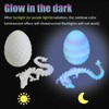 Glow 3D Printed Dragon Eggs with Dragon Inside- Glow in