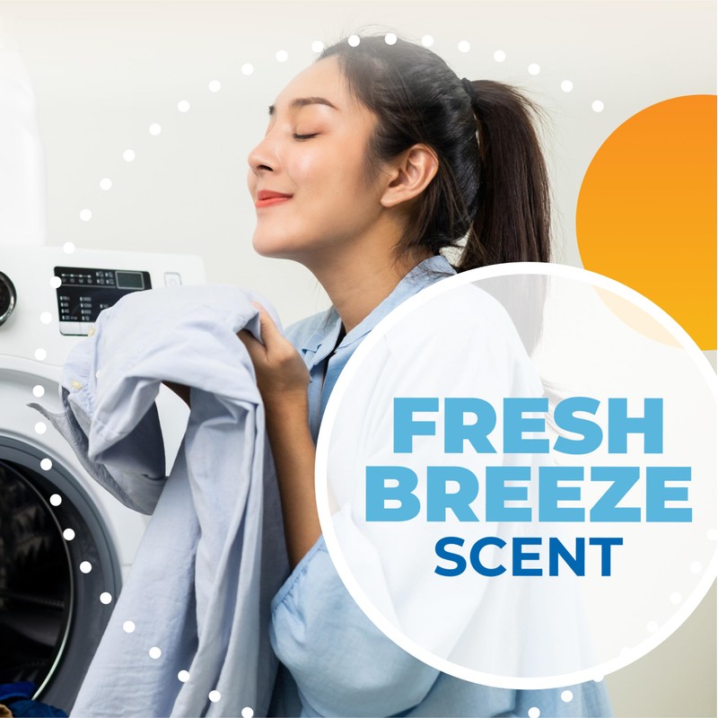 ARM & HAMMER Power Sheets Laundry Detergent, Fresh Breeze Scent,