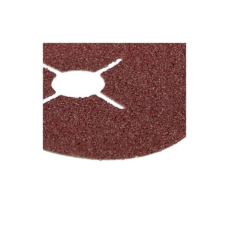 10pc 115mm (4.5") Fibre Discs 36 Grit Abrasive Sanding Disc
