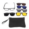 Gafas De Sol Con Clip Magnético Con 5 Clips Intercambiables