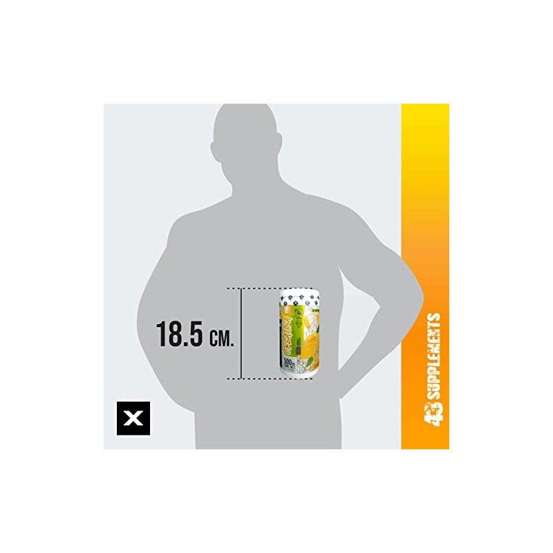 Creatina Monohidratada 43 SUPPLEMENTS 500 Gramos para 100 Porciones Sabor