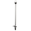 Attwood 7100A7 Stowaway Light with Plug-in Base, 24-Inch-Long Pole, 2-Mile