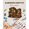 DIY Miniature House Kit, DIY Dollhouse Kit for Adults to