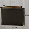 flevado Men's Wallet Multi Colours Genuine Leather Wallet Landscape Format,
