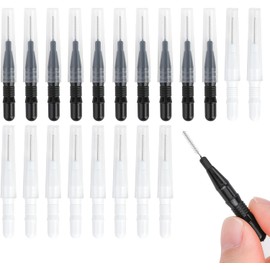 MEISO 20 Pieces Micro Eyebrow Brush, Eyelash Extension, Eyebrow Brush, Multifunctional Micro False Eyelashes, Mascara Brush for Eyelashes, Eyebrows