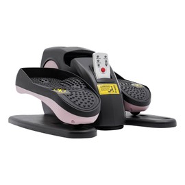 Under Desk Elliptical Machine with Remote Control Electric Sitting Leg Foot Pedal Exercise Equipment Compact Portable Elliptical Stepper for Seniors & Adults