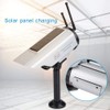 Solar Power Dummy Camera, Outdoor Fake Security Home CCTV Adjustable