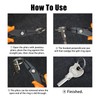 LEONTOOL Mini Split Ring Pliers 6" Ring Opening Pliers with