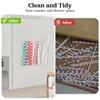 Celsisignis Acrylic Straw Holder for Cabinet, Straws Storage Container for
