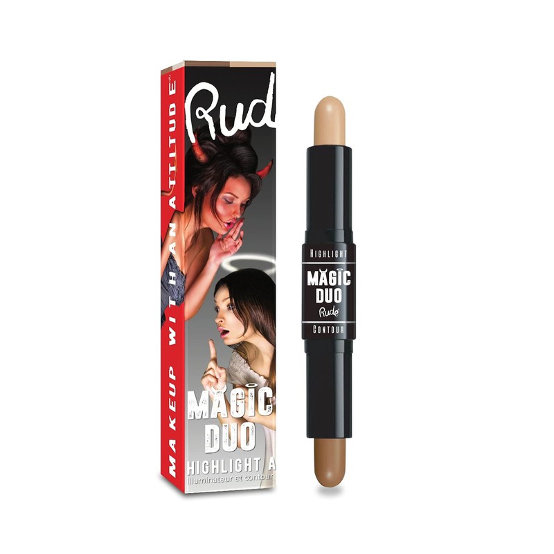 Magic Duo Highlight and Contour - Medium by Rude Cosmetics