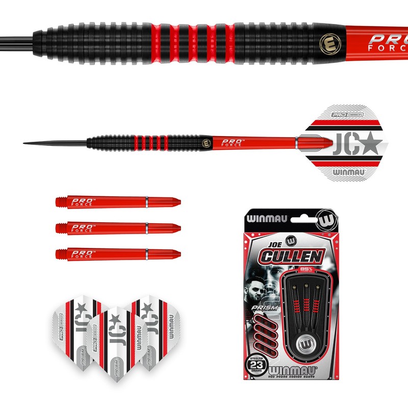 WINMAU Joe Cullen The Rockstar 23 Gram Professional 85% Tungsten