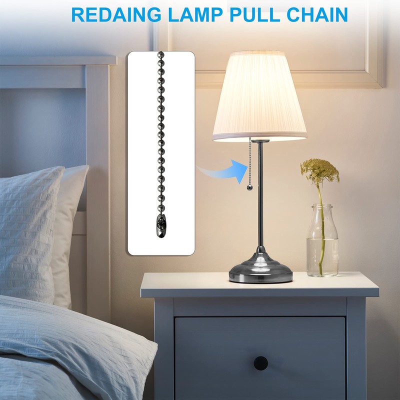 YeeBeny 192 Inch Fan Pull Chain Extension with 25 PCS