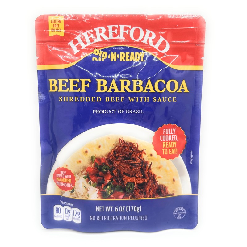 Rip 'n' Ready Beef Barbacoa Shredded Beef with Sauce 6oz