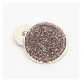 5 PCS Botones Redondos de Metal con Vástago de Muchos Tamaños Botones Brillantes Especiales para Ropa Bolsos Decoración Costura Manualidades (Café, 20mm)