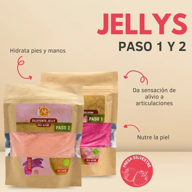 Jelly Mc Spa Paso 1 200g Y Paso 2 400g.