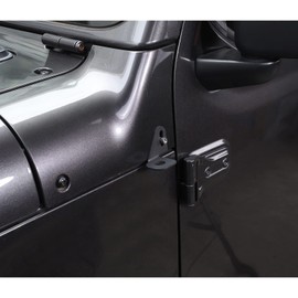 Jimen Compatible with 2007-2022 Jeep Wrangler JK JL, CB Radio Antenna Mount Bracket, Driver Side