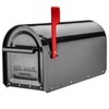 Architectural Mailboxes Sequoia Heavy Duty Post Mount Mailbox in Pewter