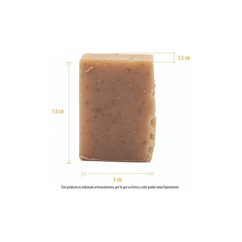 100 Pack Jabón Artesanal Natural Miel Avena 100 G Bam