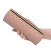 Blush Pink Rose Gold Glitter Pencil Case Student Stationery Pouch