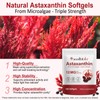 ZIXBMHYJ Astaxanthin 12mg, Natural Astaxanthin Supplement, Supports Eye, Skin, Joint,