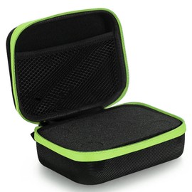 xinyee Essential Oils Carrying Case 12 Slots Essential Oil Bottles Storage Box Travel Bag with Foam Insert Mesh Pocket