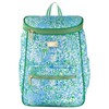 Lilly Pulitzer Insulted Backpack Cooler Large Capacity, Green Portable Soft