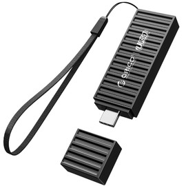 ORICO USB 3.0 Flash Drive 64GB,Memory Stick 64GB 260 MB/s Reading Thumb Drive with Keychain USB Flash Drive Metal USB Drive Data Storage Compatible with Computer/Laptop（U3S）