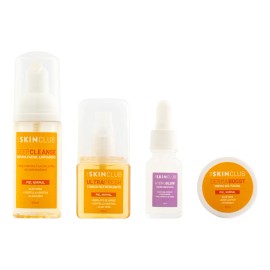 Kit Facial Mini The Skin Club Piel Normal&mixta 5 Pzas.
