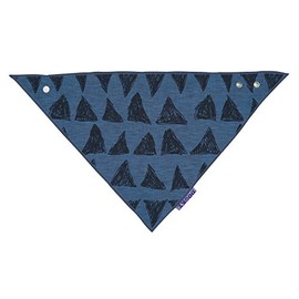 The Original Dooky 126905 The Original Dooky 126905 Bib Blue Tribal Blue with Triangles