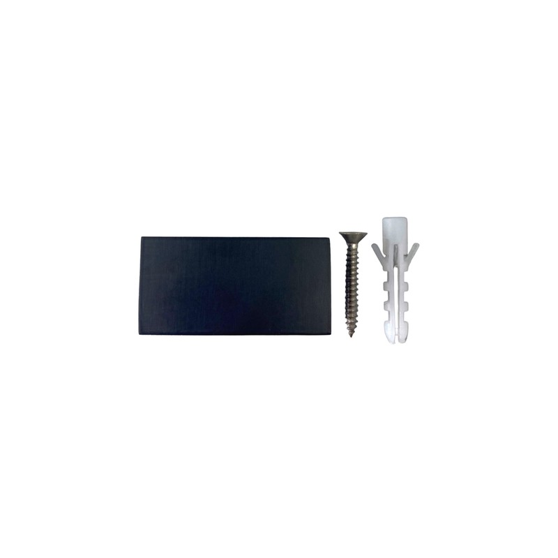 C.R. LAURENCE NDC60RB CRL Oil Rubbed Bronze No-Drill Fixed Panel