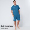 The Essentials Wardrobe Mens TEW Shorty Pyjamas - Blue -