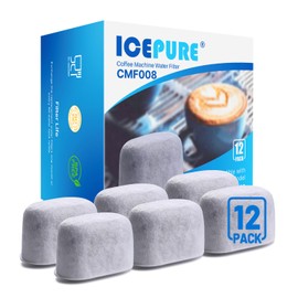 ICEPURE Coffee Machine Water Filter Compatible with Breville BWF100, Replacement for Breville Espresso Machine Filter, BWF100NA BES980XL BES920XL BES900XL BES860XL BES870XL, 12PACK