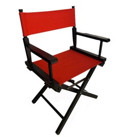 TBACW 2 Set (4pcs) Directors Chair Canvas Replacement Covers Kit for Directors Chairs,Movie Chair Replacement Canvas Seat and Back Oxford Cloth Cover for Home (Red)