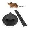 Slip Lid Mouse Trap Automatic Reset Reusable Cheese Shape Detachable
