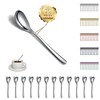 Kyraton Teaspoons 12 Pieces, 14cm Stainless Steel Tea Spoons, Ice