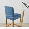 2 Pack Stretch High Barstool Slipcovers with Back Bar Stool