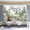 Woodland Baby Shower Backdrop Banner – 7×5 ft “Let The