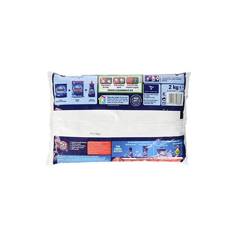 Bosch Finish SGZ9091UC Dishwasher Salt - 2Kg (Package may vary)