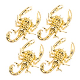 GRIRIW Modern Car Stickers 3D Metal Scorpion Car Badges Car Decal Stickers for Truck Stickers Men