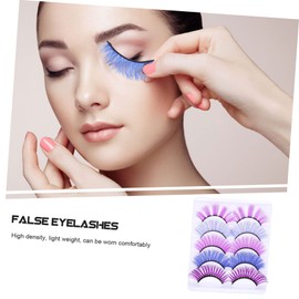 Baluue 5pairs Soft Faux Eyelashes Dramatic Look Lightweight and Comfortable for Eye Makeup for Stage and Everyday Wear