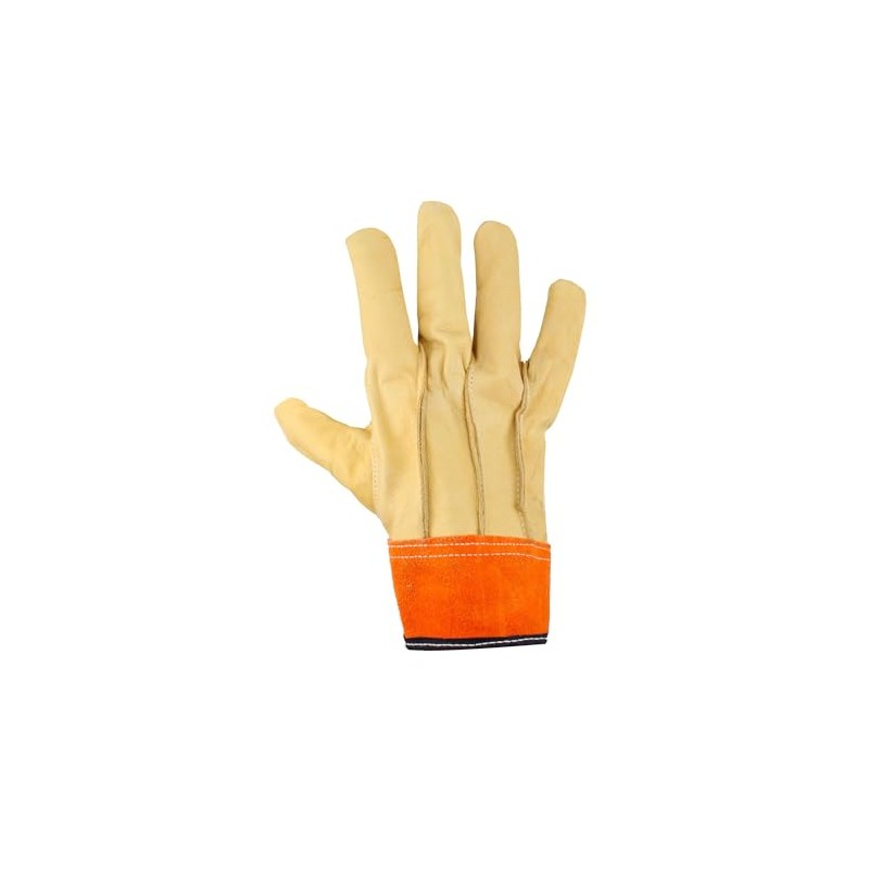 Surtek 137413 Guantes Cortos de Operador Piel de Res