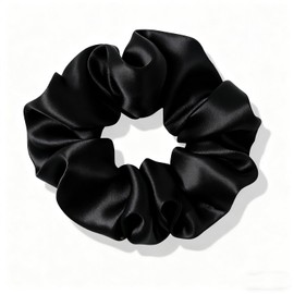 Kafand Silk Scrunchie, 1.4 inches (3.5 cm), 19 Momme, Hair Elastic, 100% Natural Silk, Elastic, High Elasticity, Stylish, Friction Relief, Anti-Static, No Traces, For Adults, Women, Mother's Day Gift