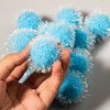 VAPKER 30 Pcs Cat Ball Toys Sparkle Balls Extra Large